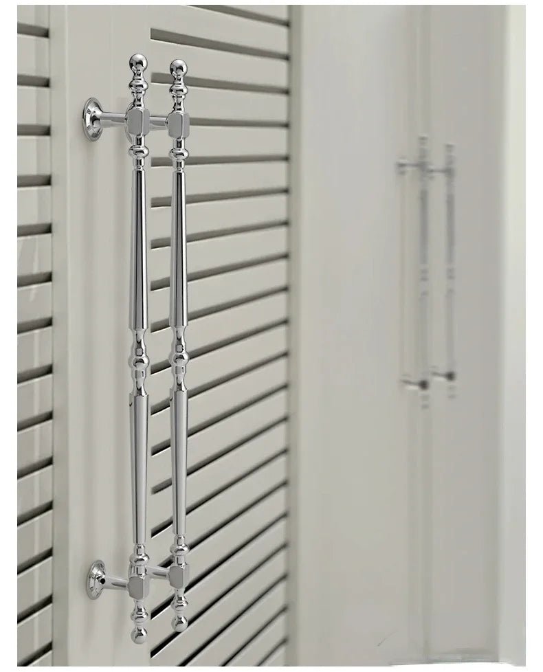 High-Quality 21" French Brass Appliance Bars – Gold and Silver Handles