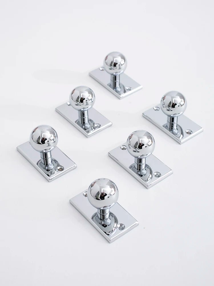 High-Quality Gold Ball Knobs – 5" Brass Pulls for Cabinet Design