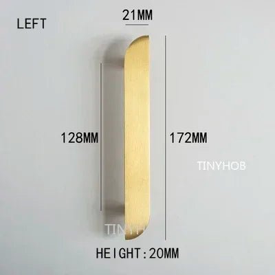 Contemporary Gold Brass Knobs – American Style Pull Handles for Drawers