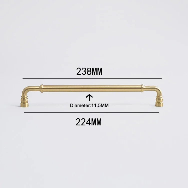 Luxury Gold Solid Brass Cabinet Knobs – Modern Furniture Handles