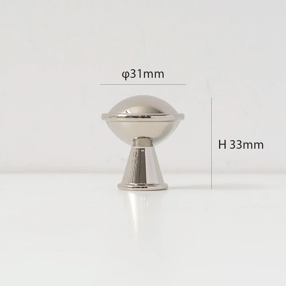Luxury Modern Bright Nickel Pull Handles for Furniture – Zinc Alloy Design
