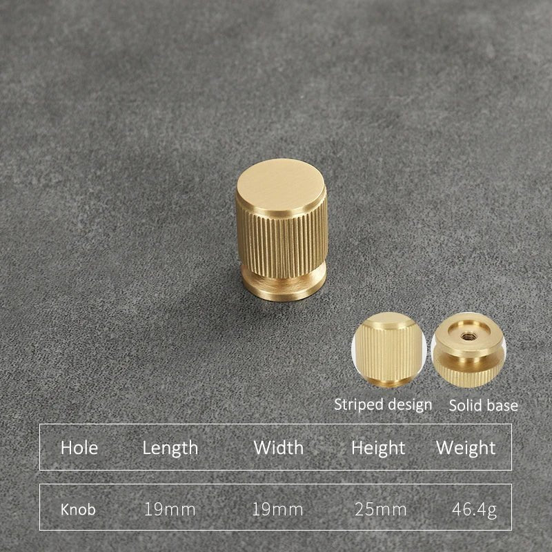 Elegant Nordic Brass Cabinet Handles – Modern Drawer Pulls
