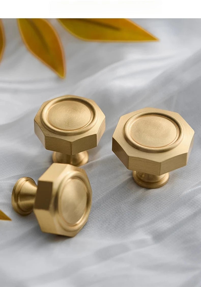 Premium Parisian Brass T-Bar Knobs for Luxury Cabinet Pulls