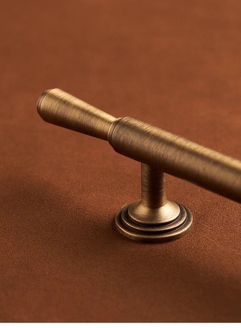 High-Quality Retro Brass Handles – T-Bar Pulls for Furniture