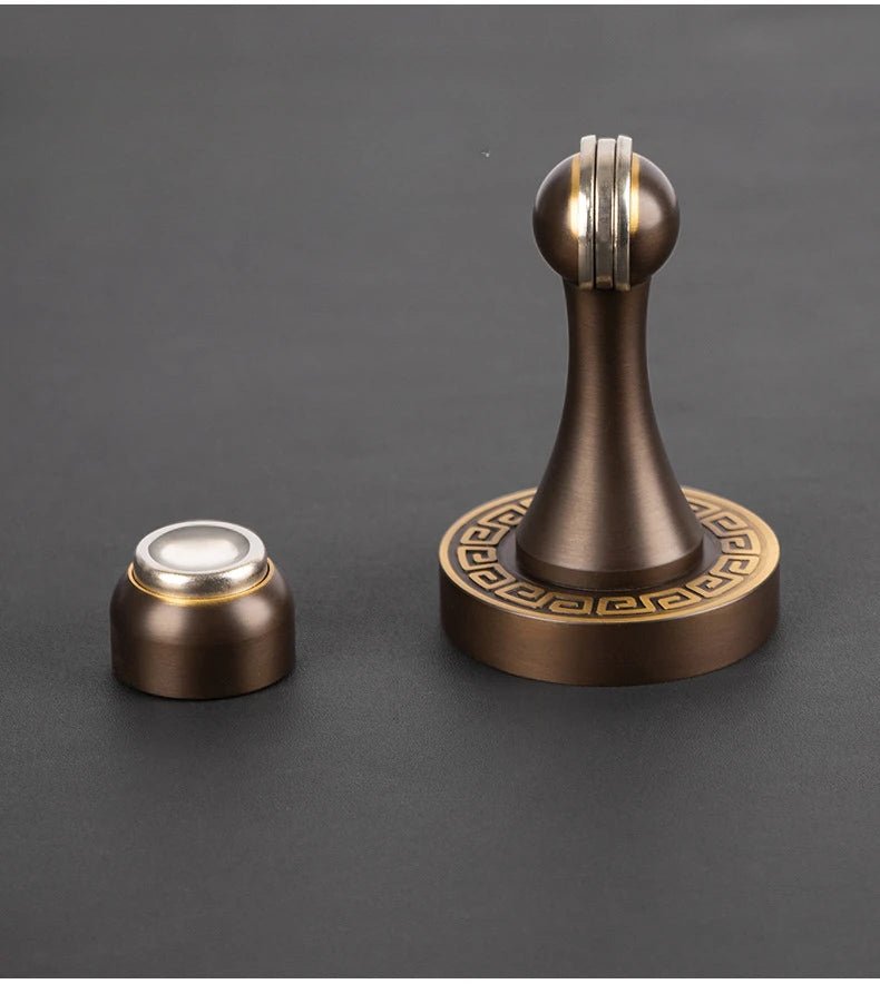 Elegant Solid Brass Door Stopper – Heavy Duty Wall Mount for Doors