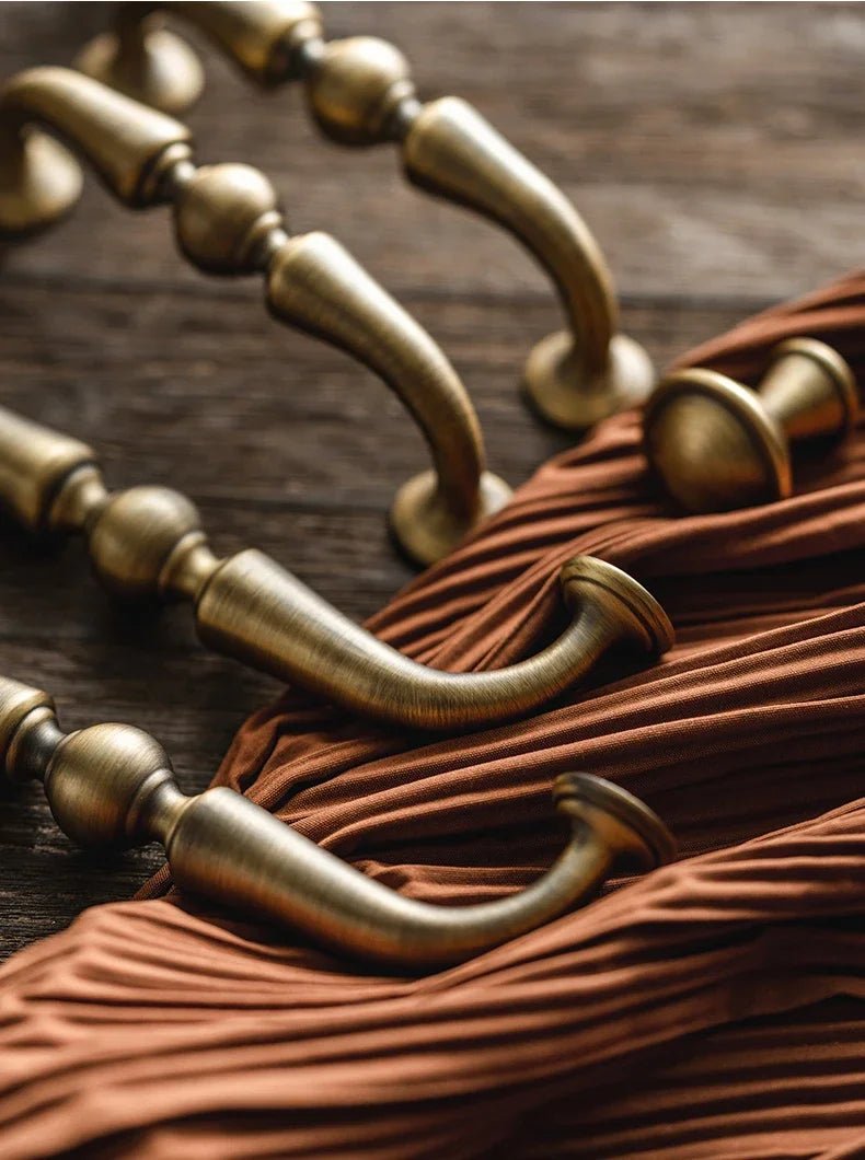Solid Brass T-Bar Pull for Cabinets and Wardrobes