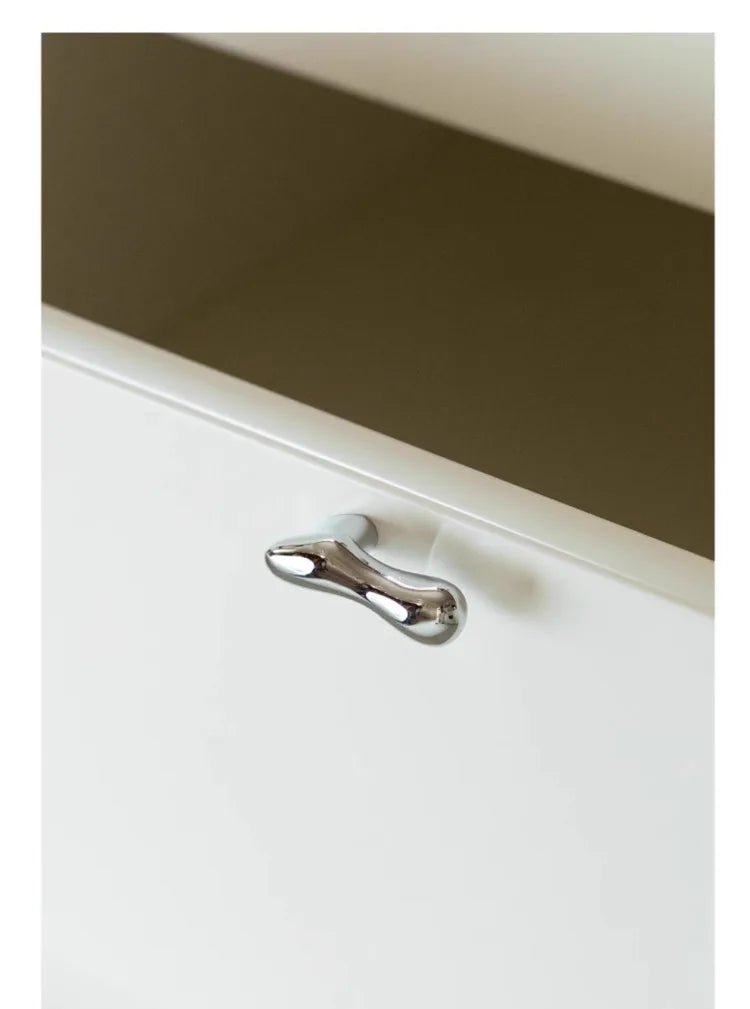 Sleek Teardrop Brass Cabinet Knobs – 5" Pull Handles for Furniture