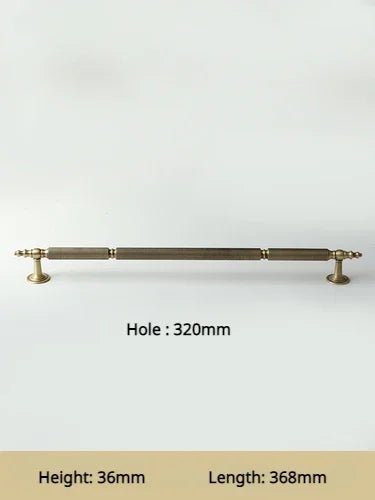 Textured Brass Pulls – Vertical Grain Handles for Elegant Cabinet Pulls