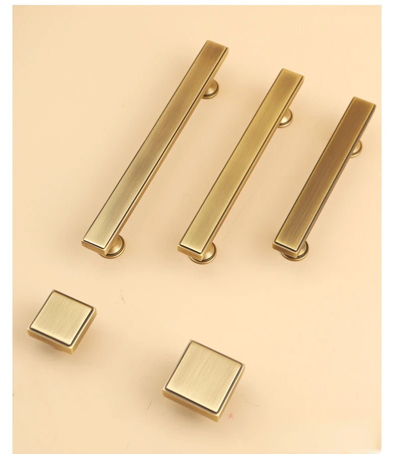 Durable Vintage Bronze Bar Handles – Antique Cabinet Pulls for Drawers