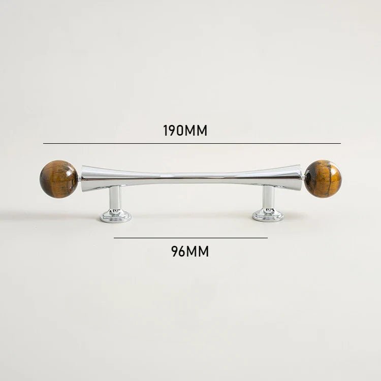 Contemporary White Crystal Brass Knobs – Luxury Pull Handles for Drawers