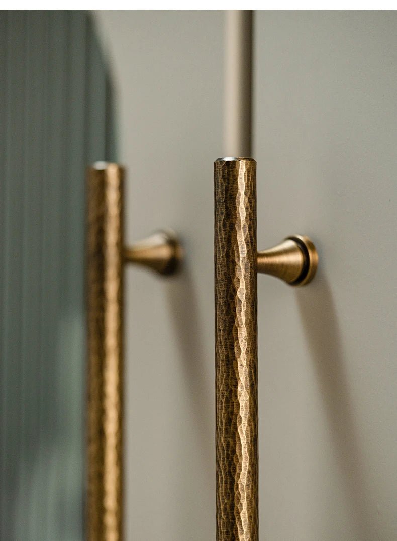 T-Bar Brass Handle - Handmade Bronze Cabinet Pull
