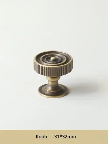 High-Quality Textured Brass Handles – Vertical Grain Cabinet Pulls