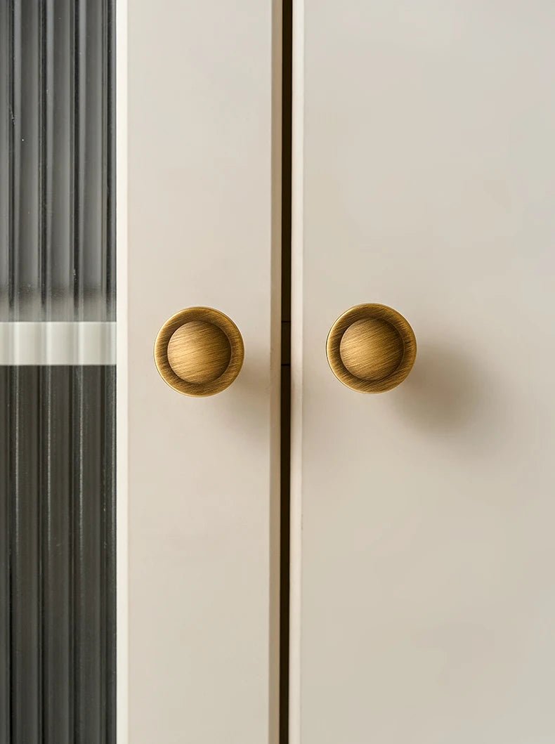 Elegant Textured Bronze Handles – Vintage Vertical Pulls for Cabinets