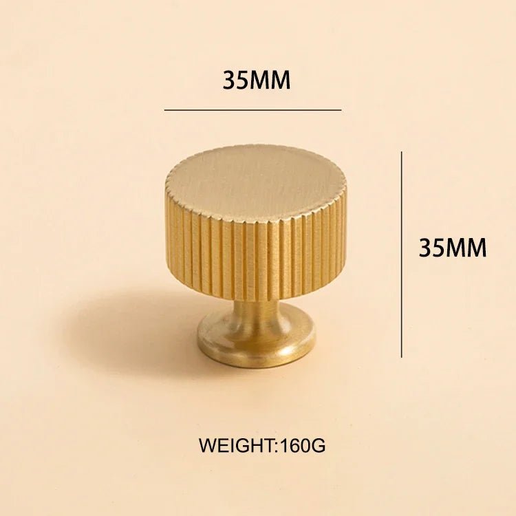 Premium Vertical Line Brass Pulls for Modern Interior Design