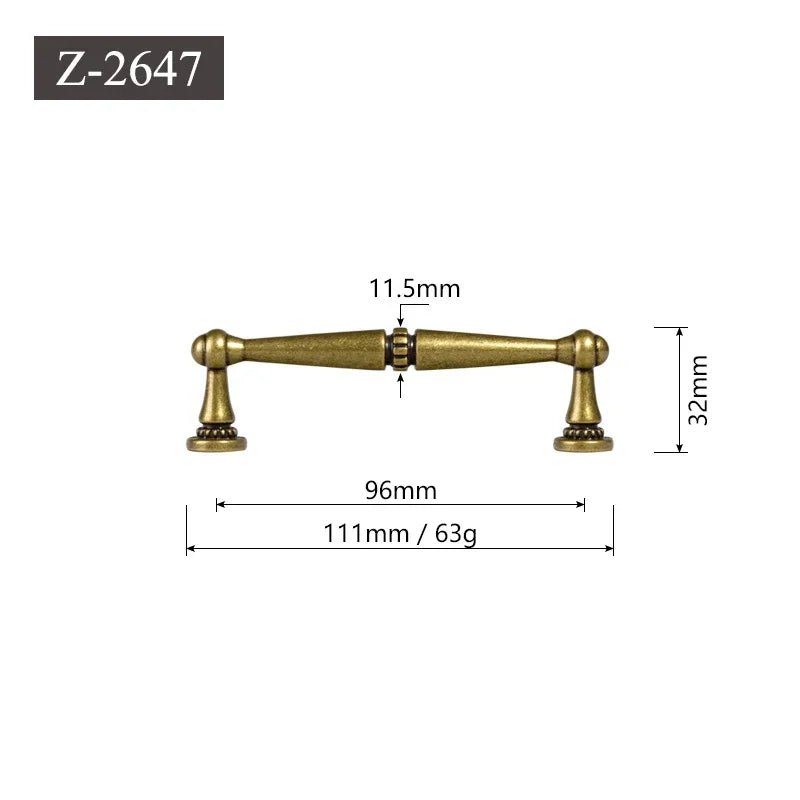 Vintage Antique Bronze Cabinet Pulls for Modern Kitchen Designs