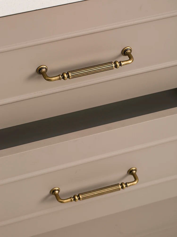 Brass Drawer Handle - Retro Cabinet Pull