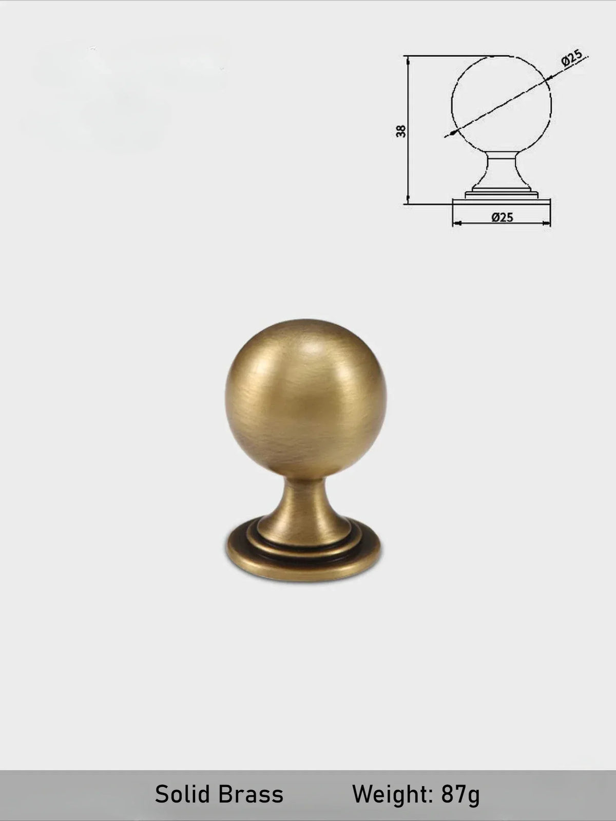 Modern Vintage Brass T-Bar Handles – Bronze Pulls for Cabinets
