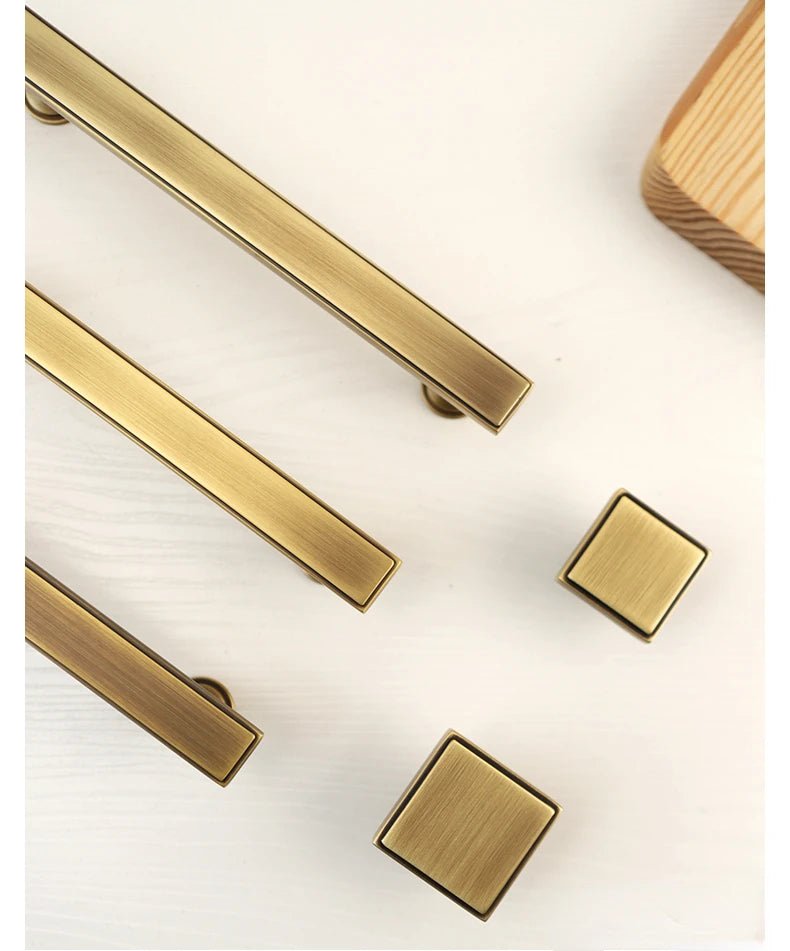 High-Quality Vintage Bronze Bar Pulls – Antique Handles for Furniture