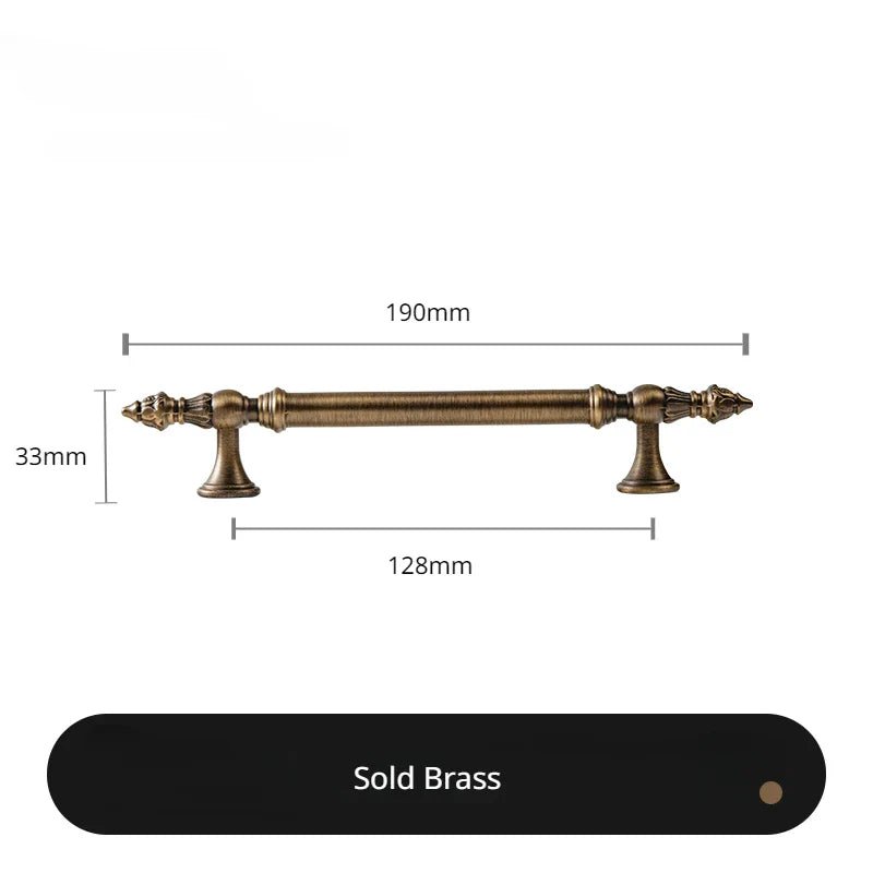 Vintage Bronze Cabinet Pulls – Classic Drawer Handles for Modern Design
