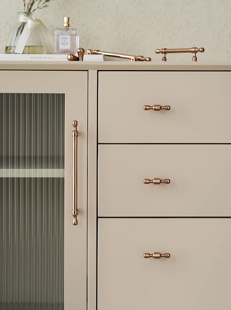 Premium Rose Gold Handles – Vintage Cabinet Pulls for Furniture