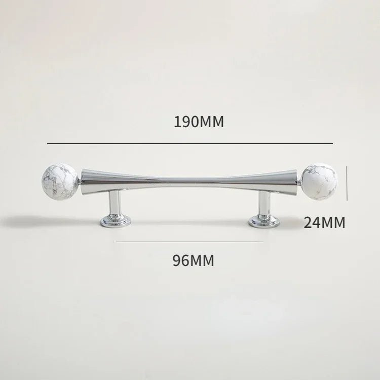 Luxury White Crystal Brass Knobs – Pull Handles for Modern Furniture