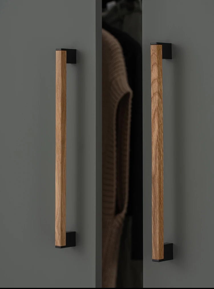 High-Quality White Oak Wood Pull Handle for Modern Kitchens