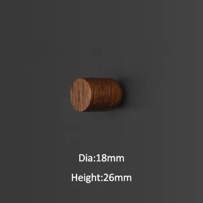 Minimalist Wood Knob – Modern Cabinet Pull  